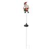 Click 80cm Santa Crackled Ball Stake Light