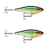 2x Rapala 12cm Twitchin' Rap Slow Sink Glidebait Fishing Lures - Rock n Roach
