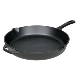 Toque Cast Iron Steak Skillet Non Stick Bbq Frying Pan 38.5cm
