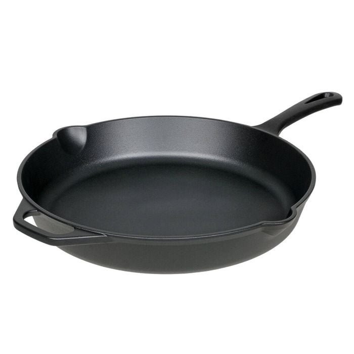 Toque Cast Iron Steak Skillet Non Stick Bbq Frying Pan 38.5cm