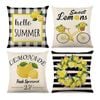 Catzon 4 Pcs Sunflower Throw Pillow Covers Summer Porch Home Decor 40X40cm-Set 5