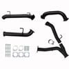 Ignite  Exhausts Toyota Landcruiser 200 Series 4.5L V8 Twin 3" To Single 3.5" DPF Back Mid Pipe & Rear Pipe Black 409 Stainless