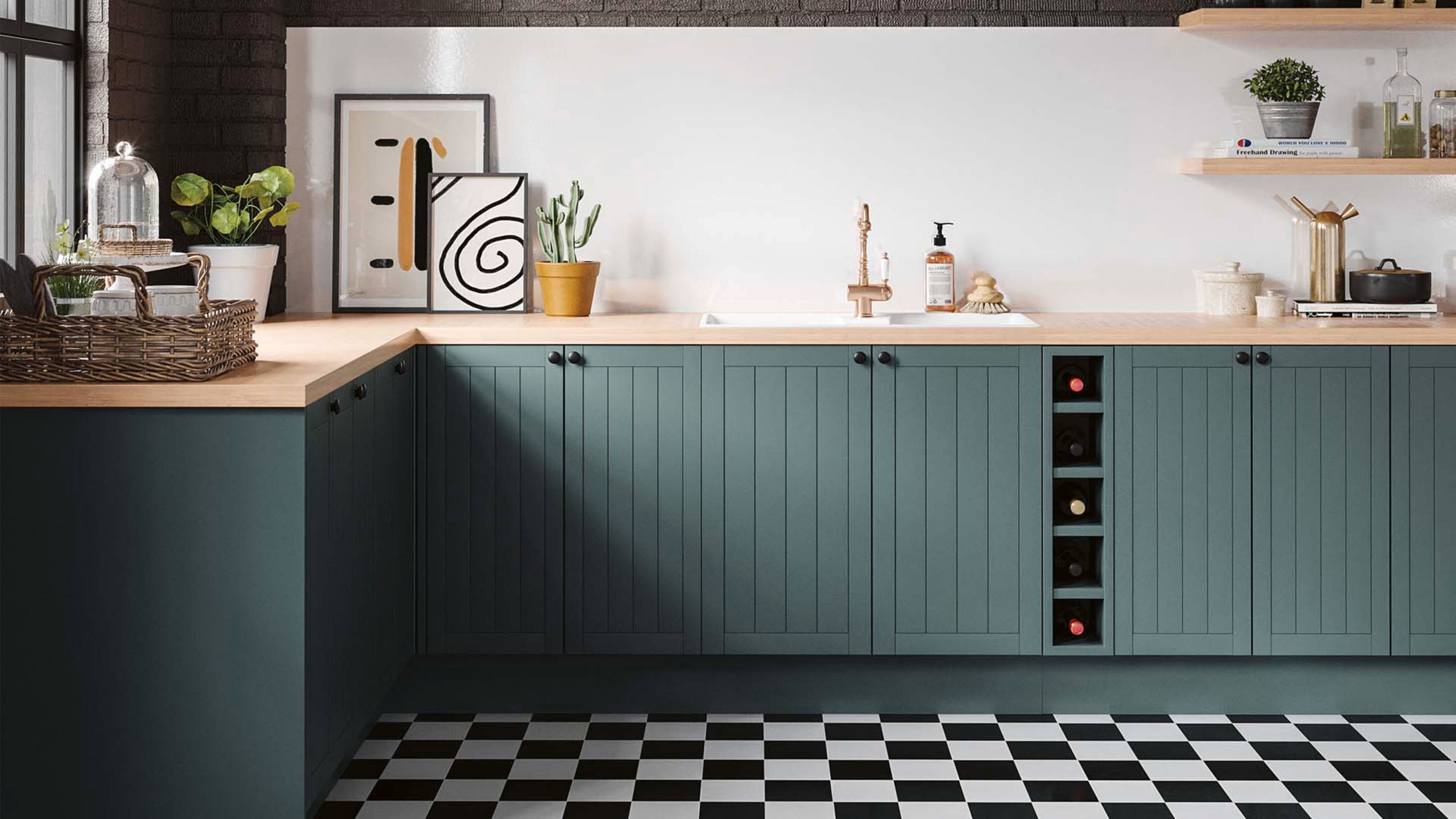 Play With Colour In A Country Kitchen Bunnings Australia