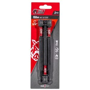 Full Boar 5/16" x 150mm Magnetic Impact Nut Setters - 3 Pack