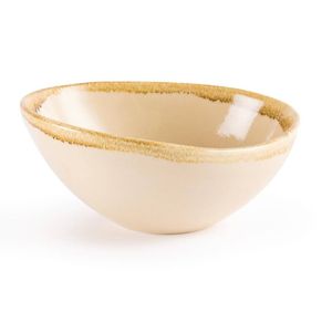 Olympia Kiln Bowl Sandstone 165mm 6 Pack Porcelain Tableware