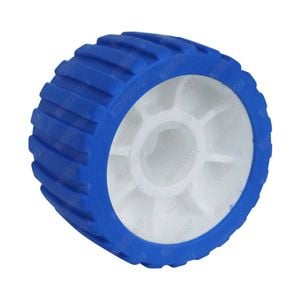 Roxom 5 Inch Blue Wobble Rollers – Ribbed Blue