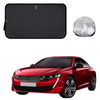 Front Windscreen Sun Shade for Peugeot 508 2018 - Current (R83) - Standard 150 x 85 cm - Black