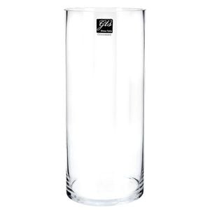 Glass Cylinder Vase 12x28cm