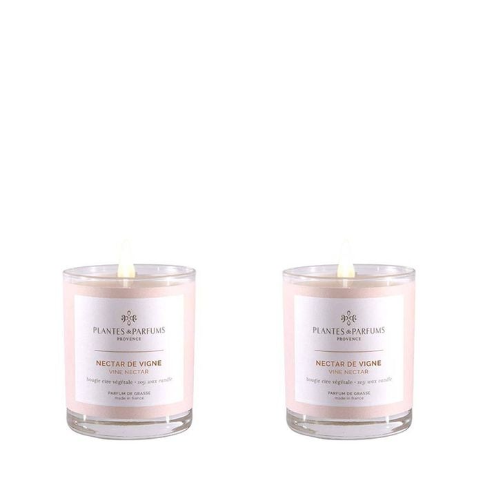 Set of 2 - 180g Perfumed Hand Poured Candle - Vine Nectar