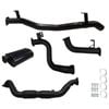 Ignite Exhausts Turbo Back For Toyota Landcruiser 78 Series V8 Troopy 3" With Cat & Muffler Black Aluminised Steel