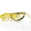 125mm Chasebaits Flick Prawn Lure - 8gm Soft Plastic Fishing Lure - Banana Prawn