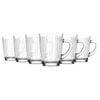 LAV Hestia Glass Mugs - 250ml - Pack of 6