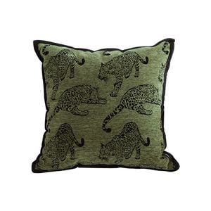 SOGA  40cm Green Leopard Throw Pillows