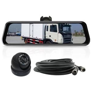 Elinz K Series 9.6" Full Screen Display Replacement Mirror Ahd Monitor Dome 1080p Reversing Camera 10m Cable