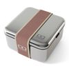Monbento Mb Sense L The Microwave-Safe Metal Lunch Box - Pink Moka