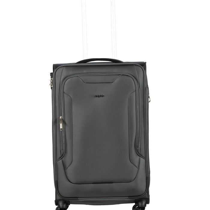 Delphin Caspian 2 Softside Medium Spinner Suitcase - 73cm - Grey