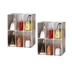 SOGA 2X 1-Tier Multifunctional PP Plastic Bag Box