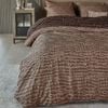 Rivièra Maison Queen Brown Riviera Maison Croco Brown Cotton Quilt Cover Set