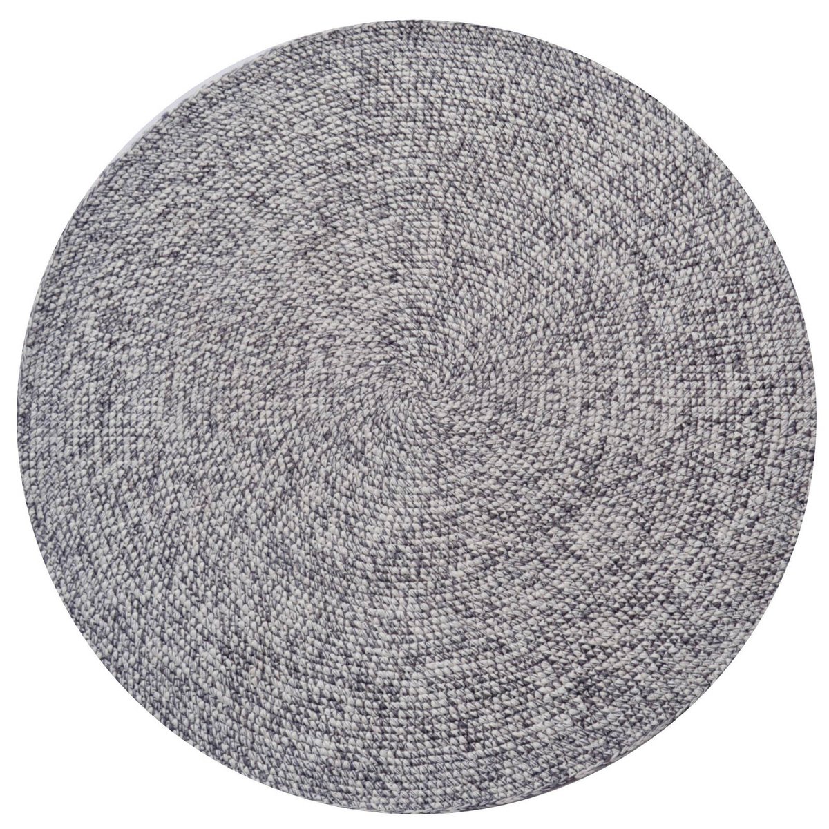 Ultra Chic Indoor/Outdoor Handwoven Rug-Orbit 6223-Ivory Grey-150x150cm ...