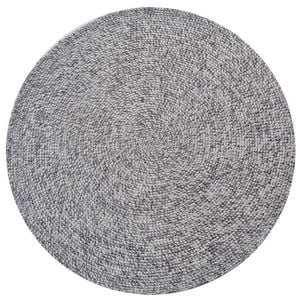 Ultra Chic Indoor/Outdoor Handwoven Rug-Orbit 6223-Ivory Grey-150x150cm