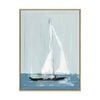 Artey | Set Blue Sail I - Framed Canvas - Natural Frame - 112 x 150cm