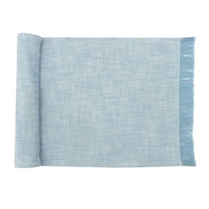 NF Home & Entertaining Essentials Sublime Table Runner 35x180cm Woven Blue