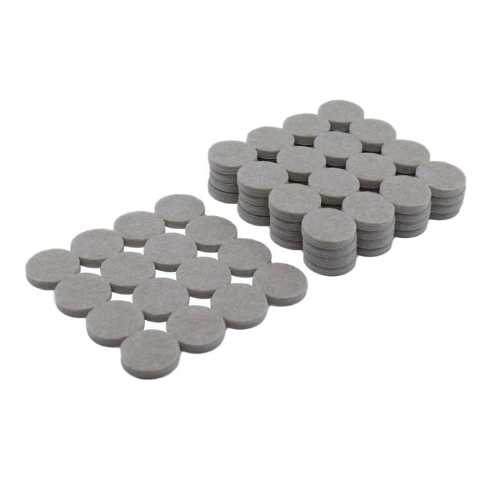 Syneco 25mm Round Felt Floor Protection - 80 Pack