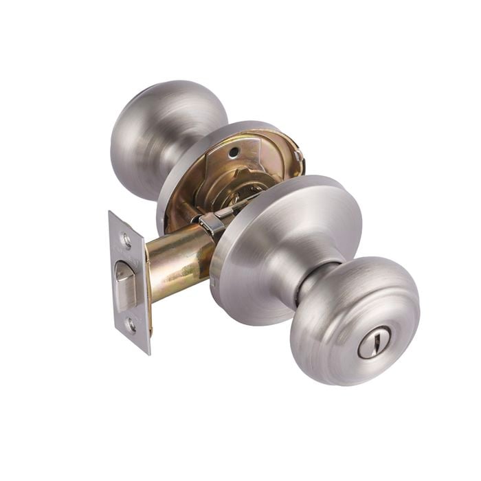 Tasman Satin Nickel Tara Privacy Knobset