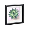 Nicola Spring 10" X 10" Black 3d Box Photo Frame - 8" X 8" Mount