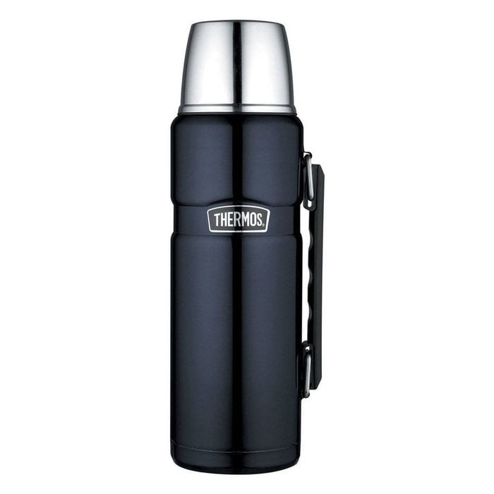 Thermos Stainless King Insulated Flask   32X9X9cm  Blue   - Midnight Blue - 1.2L