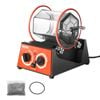 VEVOR Jewelry Polisher Tumbler Orange+Black with 0-60 Minutes Timer for Surface