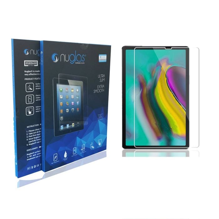 Nuglas Screen Protector Tempered Glass Protection Galaxy Tab S5e Crystal Clear