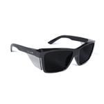 Bolle Safety Black Frame Smoke Lens Platinum Safety Glasses