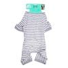 Art & Bob 50cm Grey Striped Large Dog Pyjamas