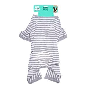 Art & Bob 50cm Grey Striped Large Dog Pyjamas