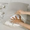 2pc Bianca Rosebank 500tc Queen Pillowcases Bamboo/cotton 54x80cm Sand