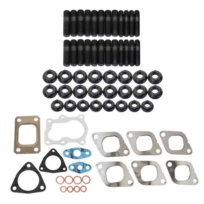 Permaseal Mls-r Turbo & Exhaust Manifold Installation Stud & Gasket Kit For Nissan Patrol Gu Y61 Td42t 4.2l