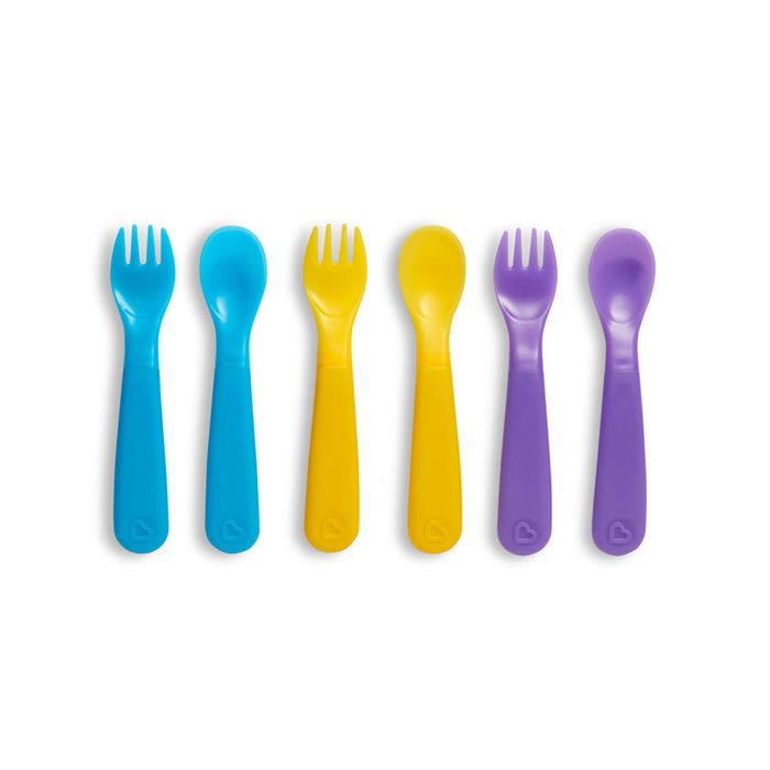 Munchkin ColorReveal Color Changing Toddler Utensils - 6pk