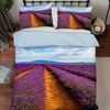 3D Planting Lavender 398 Bed Pillowcases Quilt Queen Size