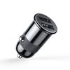 Joyroom C-a06 Car Charger – Dual Usb, 3.1a Fast Charging, Black, Compact Design