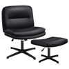 ALFORDSON Armless Office Desk Chair Black