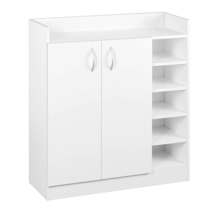 Artiss Shoe Rack Storage Cabinet 21 Pairs White
