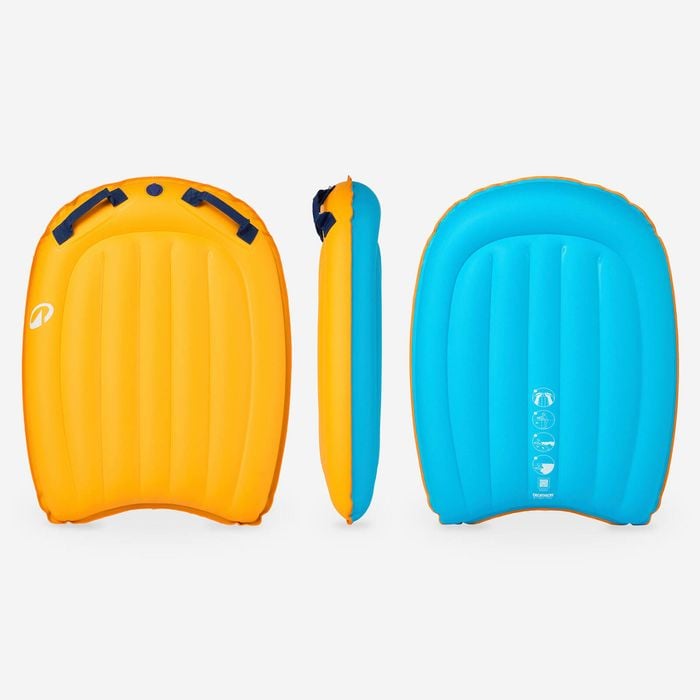 Decathlon | Inflatable Bodyboard, Orange And Blue - One Size