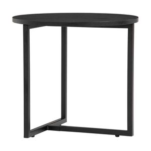 Modern Furniture TURNER Round Side Table 46cm - Black