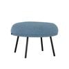 Modern Furniture JUSTY Footstool/ Ottoman 63.5cm - Marble Blue