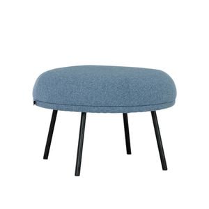 Modern Furniture JUSTY Footstool/ Ottoman 63.5cm - Marble Blue