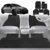 6D Diamond Car Floor Mats for Toyota Corolla 2002-2007-Full Set-Black-Outback GT