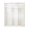 Bedford 3 Door Sliding Robe Frame 1717mm - White - Bunnings Australia