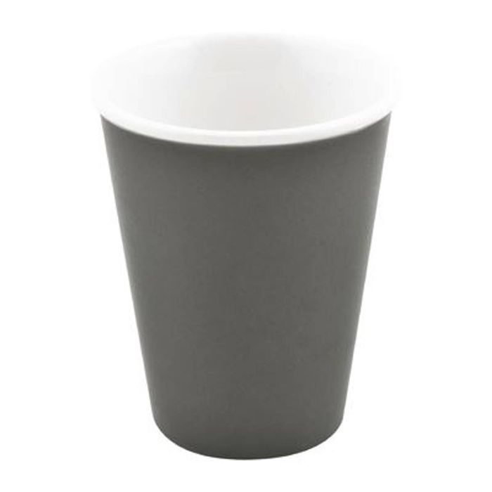Bevande Latte Cup Slate 200ml 6 Pack
