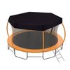 Advwin 12FT Trampoline Outdoor for Kids, Recreational Trampoline w/Safety Enclosure Net, Ladder,Dust Shade Cover
